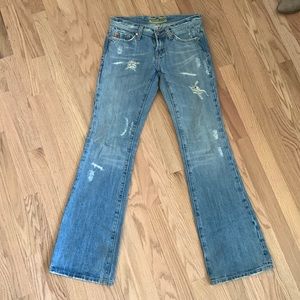 Miss me ripped distressed flare jeans